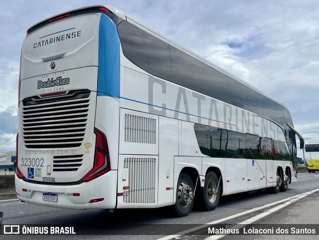 Auto Viação Catarinense 323002 na cidade de Taubaté, São Paulo, Brasil, por Matheus  Loiaconi dos Santos. Número da foto: #12747257.