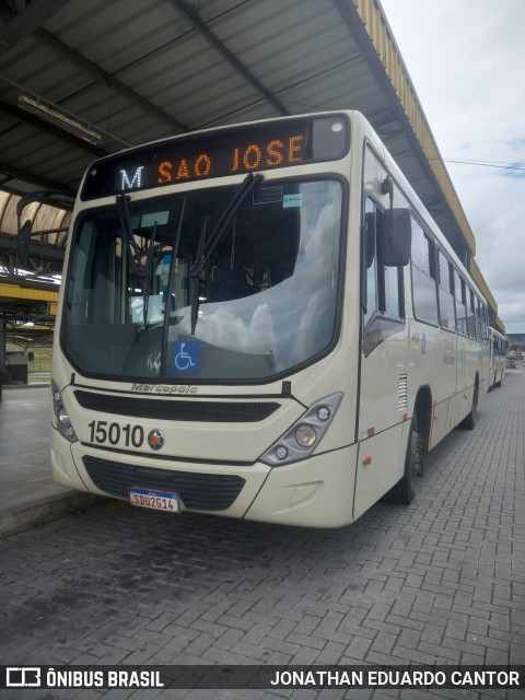 Leblon Transporte de Passageiros 15010 na cidade de Fazenda Rio Grande, Paraná, Brasil, por JONATHAN EDUARDO CANTOR. Número da foto: #12747010.