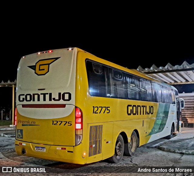 Empresa Gontijo de Transportes 12775 na cidade de Inhambupe, Bahia, Brasil, por Andre Santos de Moraes. Número da foto: #12747494.