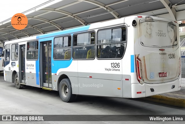 VUG - Viação Urbana Guarulhos 1326 na cidade de Guarulhos, São Paulo, Brasil, por Wellington Lima. Número da foto: #12747149.
