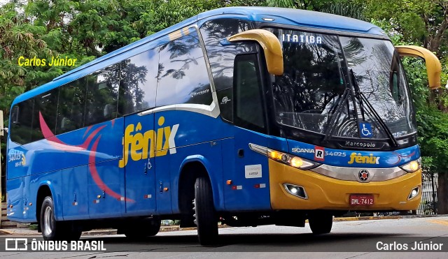 Rápido Expresso Fênix Viação 34025 na cidade de São Paulo, São Paulo, Brasil, por Carlos Júnior. Número da foto: #12748470.