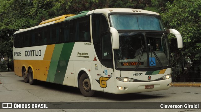 Empresa Gontijo de Transportes 14505 na cidade de São Paulo, São Paulo, Brasil, por Cleverson Giraldi. Número da foto: #12748813.