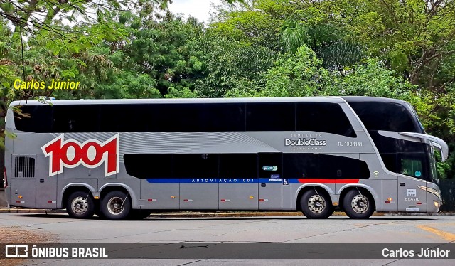 Auto Viação 1001 RJ 108.1141 na cidade de São Paulo, São Paulo, Brasil, por Carlos Júnior. Número da foto: #12748668.
