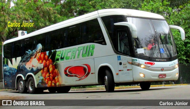 Eucatur - Empresa União Cascavel de Transportes e Turismo 4926 na cidade de São Paulo, São Paulo, Brasil, por Carlos Júnior. Número da foto: #12747268.