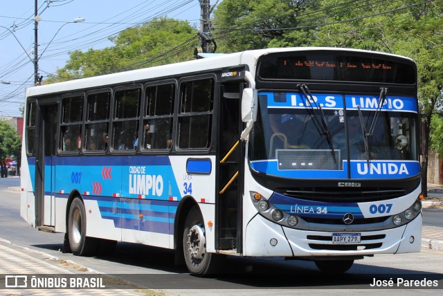 Ciudad de Limpio - Línea 34 007 na cidade de Asunción, Paraguai, por José Paredes. Número da foto: #12748239.