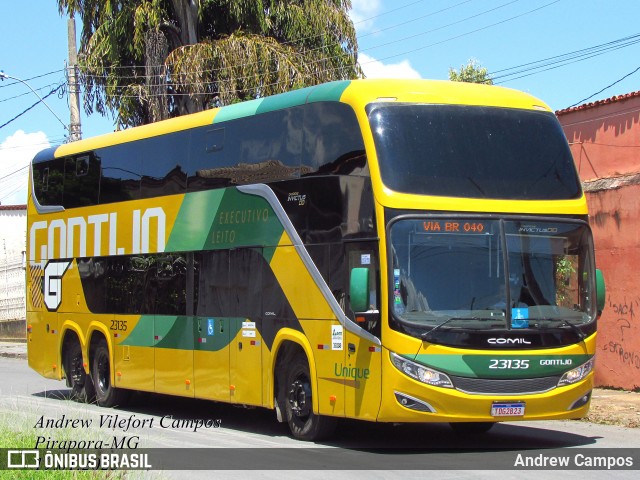 Empresa Gontijo de Transportes 23135 na cidade de Pirapora, Minas Gerais, Brasil, por Andrew Campos. Número da foto: #12748998.