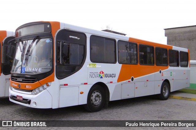 Linave Transportes A03024 na cidade de Nova Iguaçu, Rio de Janeiro, Brasil, por Paulo Henrique Pereira Borges. Número da foto: #12749174.