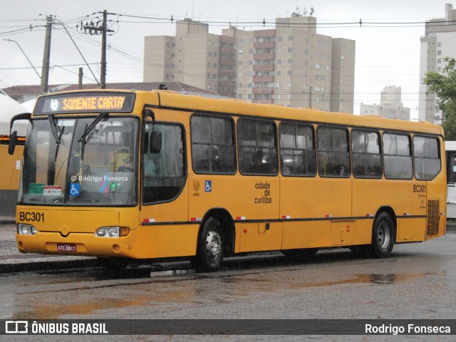 Transporte Coletivo Glória BC301 na cidade de Curitiba, Paraná, Brasil, por Rodrigo Fonseca. Número da foto: #12749095.