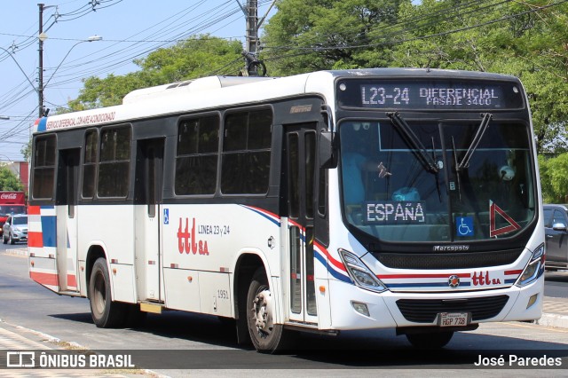 TTL S.A. - Transporte y Turismo Lambaré - Líneas 23-24-31 y 33 1951 na cidade de Asunción, Paraguai, por José Paredes. Número da foto: #12748076.