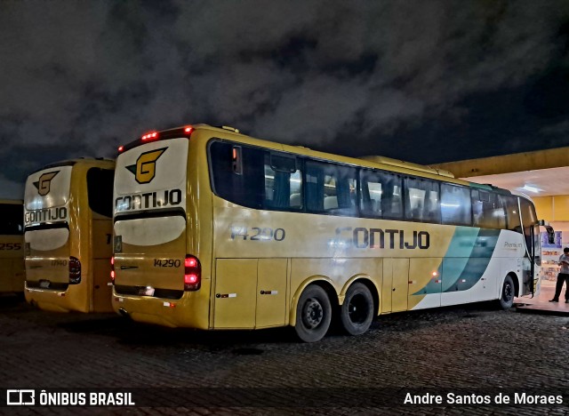 Empresa Gontijo de Transportes 14290 na cidade de Feira de Santana, Bahia, Brasil, por Andre Santos de Moraes. Número da foto: #12747866.