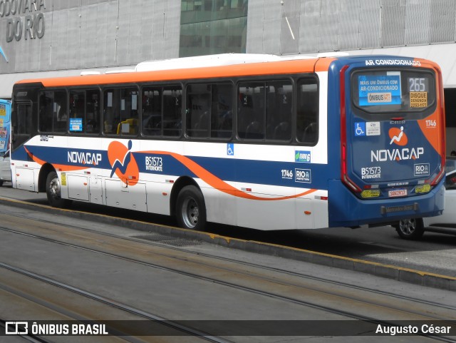 Viação Novacap B51573 na cidade de Rio de Janeiro, Rio de Janeiro, Brasil, por Augusto César. Número da foto: #12698609.