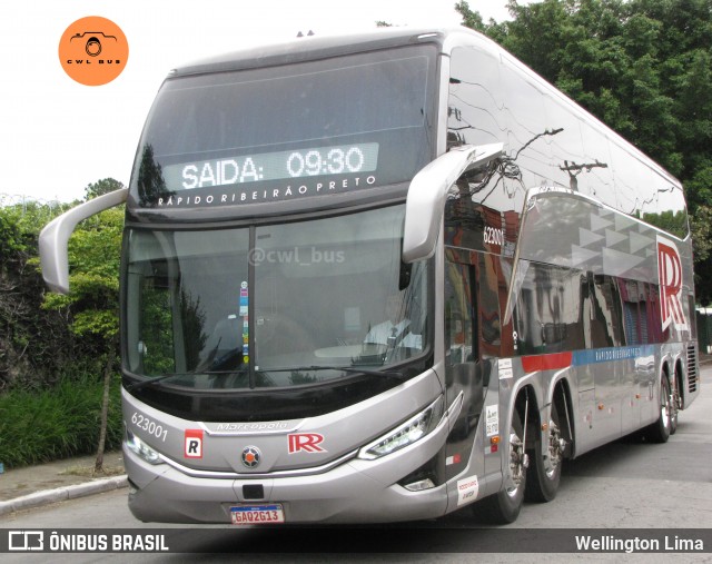 Rápido Ribeirão Preto 623001 na cidade de São Paulo, São Paulo, Brasil, por Wellington Lima. Número da foto: #12696983.