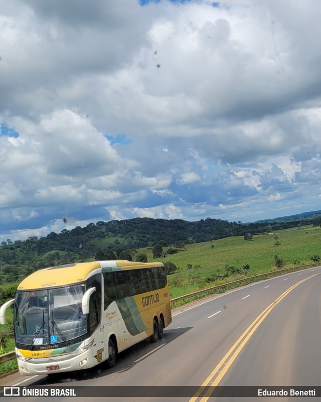 Empresa Gontijo de Transportes 18865 na cidade de Ouro Preto do Oeste, Rondônia, Brasil, por Eduardo Benetti . Número da foto: #12698373.