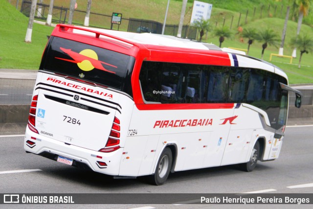 Viação Piracicabana 7284 na cidade de Piraí, Rio de Janeiro, Brasil, por Paulo Henrique Pereira Borges. Número da foto: #12698318.