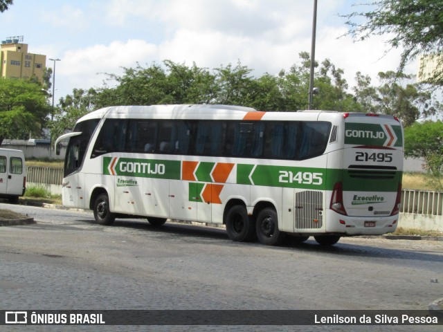 Empresa Gontijo de Transportes 21495 na cidade de Caruaru, Pernambuco, Brasil, por Lenilson da Silva Pessoa. Número da foto: #12698173.