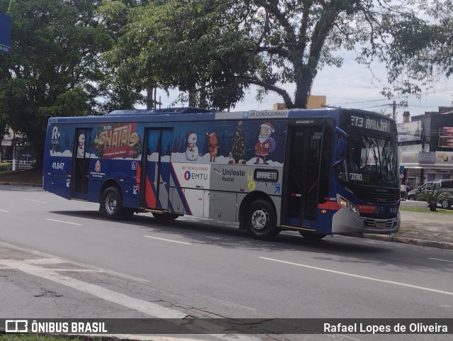 Radial Transporte Coletivo 41.647 na cidade de Arujá, São Paulo, Brasil, por Rafael Lopes de Oliveira. Número da foto: #12698479.