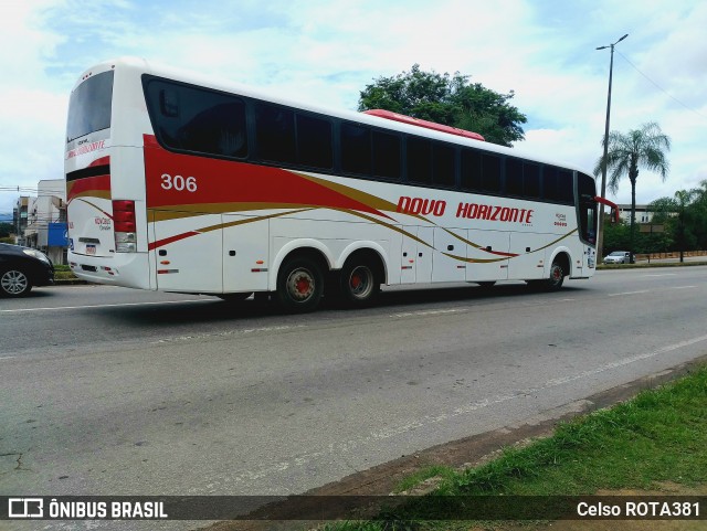 Viação Novo Horizonte 306 na cidade de Ipatinga, Minas Gerais, Brasil, por Celso ROTA381. Número da foto: #12697725.