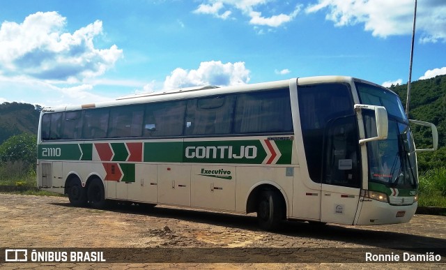 Empresa Gontijo de Transportes 21110 na cidade de São João Evangelista, Minas Gerais, Brasil, por Ronnie Damião. Número da foto: #12697420.