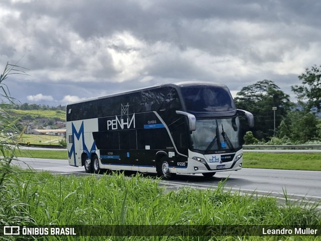 Empresa de Ônibus Nossa Senhora da Penha 61220 na cidade de Cajati, São Paulo, Brasil, por Leandro Muller. Número da foto: #12696424.