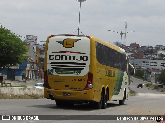 Empresa Gontijo de Transportes 21345 na cidade de Caruaru, Pernambuco, Brasil, por Lenilson da Silva Pessoa. Número da foto: #12698139.