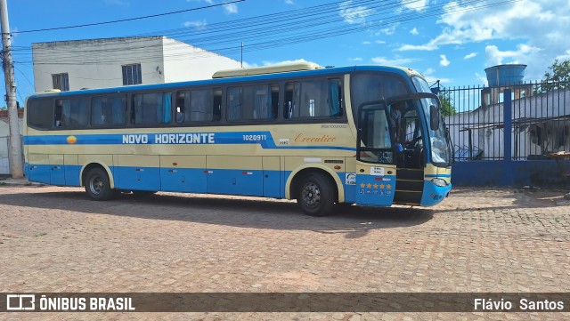 Viação Novo Horizonte 1020911 na cidade de Barra da Estiva, Bahia, Brasil, por Flávio  Santos. Número da foto: #12695840.