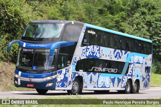 Viação Sampaio 11856 na cidade de Piraí, Rio de Janeiro, Brasil, por Paulo Henrique Pereira Borges. Número da foto: #12698188.