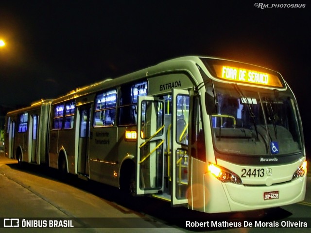 Viação Antonina 24413 na cidade de Almirante Tamandaré, Paraná, Brasil, por Robert Matheus De Morais Oliveira. Número da foto: #12698040.