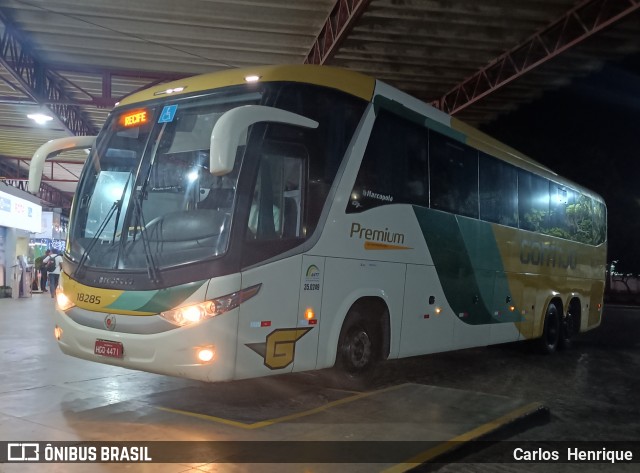 Empresa Gontijo de Transportes 18285 na cidade de Vitória da Conquista, Bahia, Brasil, por Carlos  Henrique. Número da foto: #12696742.