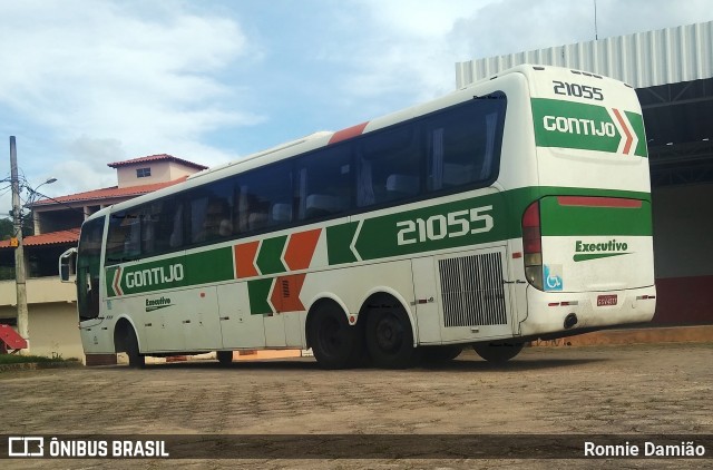 Empresa Gontijo de Transportes 21055 na cidade de São João Evangelista, Minas Gerais, Brasil, por Ronnie Damião. Número da foto: #12697403.