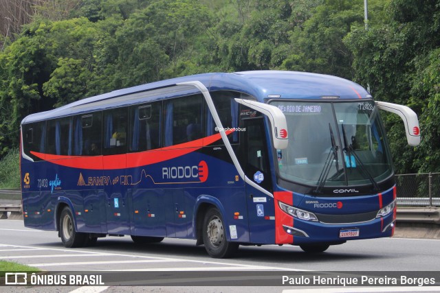 Viação Riodoce 72403 na cidade de Piraí, Rio de Janeiro, Brasil, por Paulo Henrique Pereira Borges. Número da foto: #12698209.