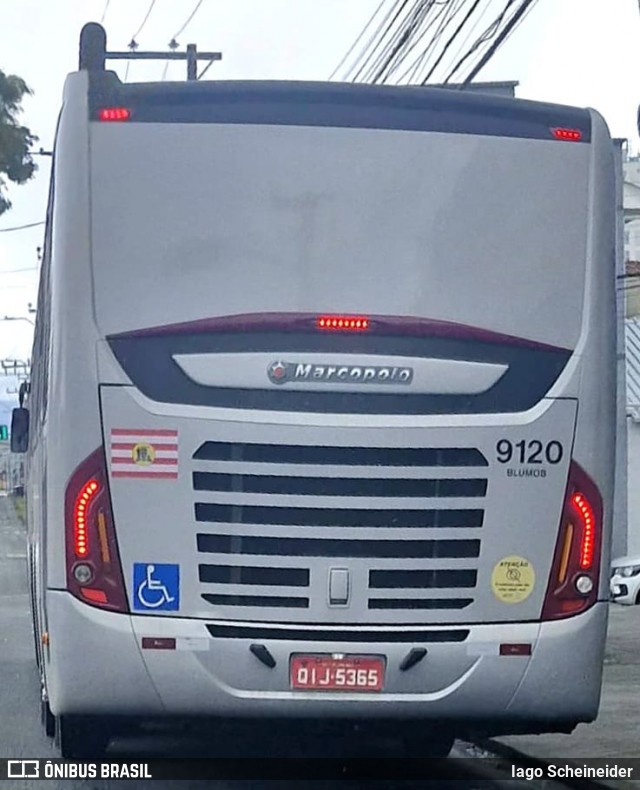 BluMob - Concessionária de Transporte Urbano de Blumenau 9120 na cidade de Blumenau, Santa Catarina, Brasil, por Iago Scheineider. Número da foto: #12697107.