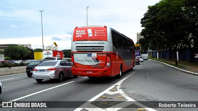 Empresa de Ônibus Pássaro Marron 5815 na cidade de São Paulo, São Paulo, Brasil, por Roberto Teixeira. Número da foto: #12697501.