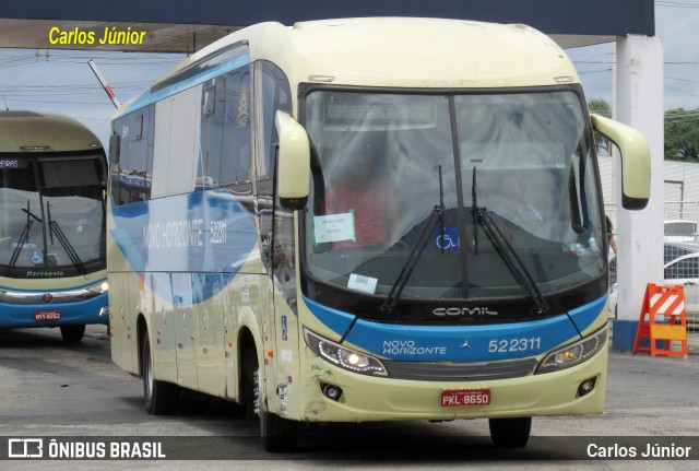 Viação Novo Horizonte 522311 na cidade de Goiânia, Goiás, Brasil, por Carlos Júnior. Número da foto: #12697034.