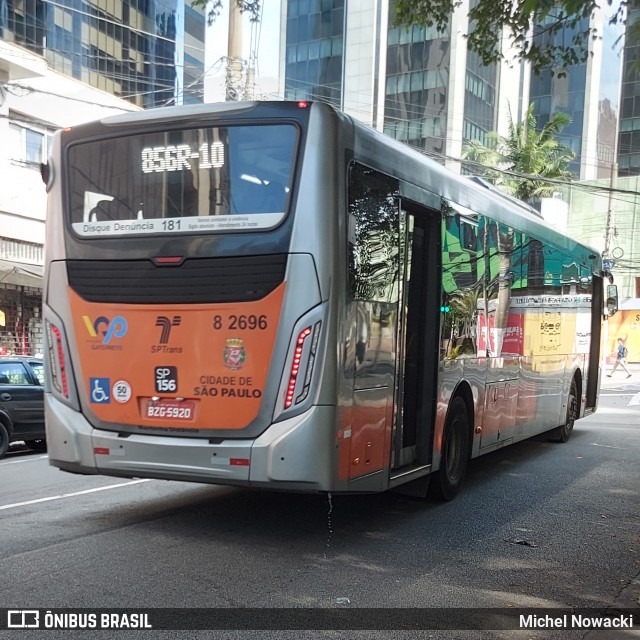 Viação Gato Preto 8 2696 na cidade de São Paulo, São Paulo, Brasil, por Michel Nowacki. Número da foto: #12698766.