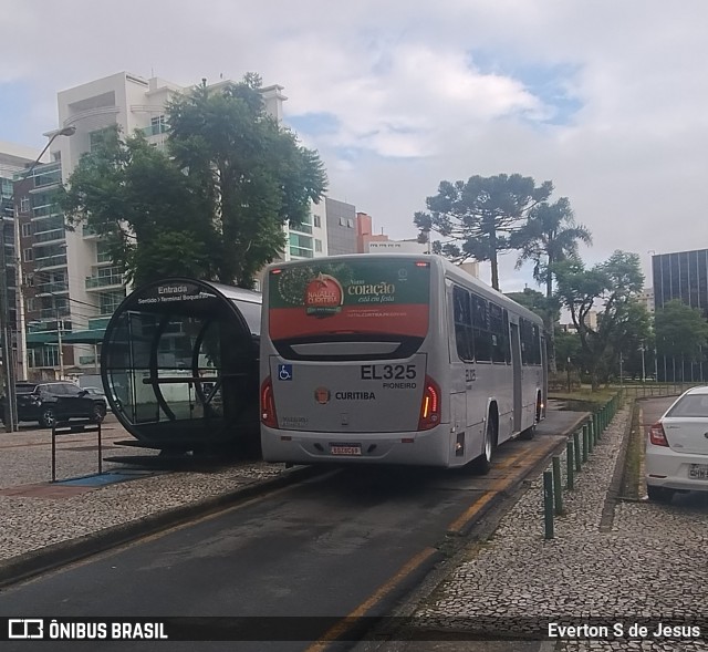 Auto Viação São José dos Pinhais EL325 na cidade de Curitiba, Paraná, Brasil, por Everton S de Jesus. Número da foto: #12697749.