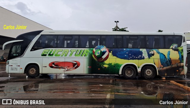 Eucatur - Empresa União Cascavel de Transportes e Turismo 4917 na cidade de Goiânia, Goiás, Brasil, por Carlos Júnior. Número da foto: #12696164.