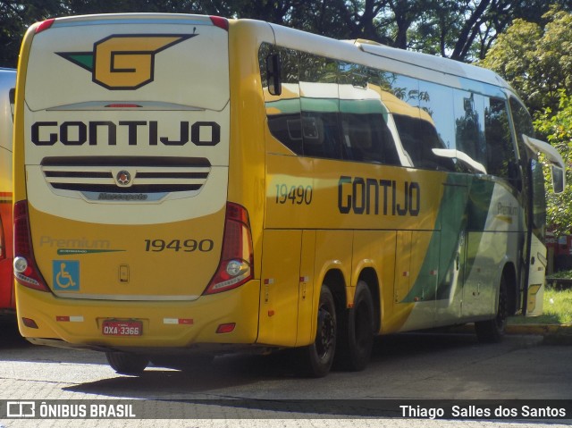 Empresa Gontijo de Transportes 19490 na cidade de São Paulo, São Paulo, Brasil, por Thiago  Salles dos Santos. Número da foto: #12697781.