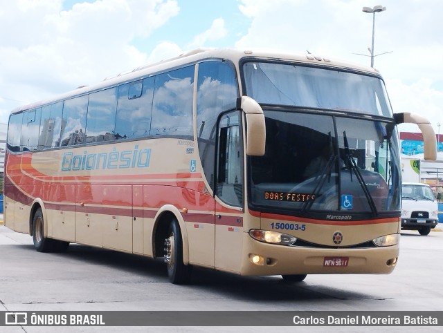 Auto Viação Goianésia 150003-5 na cidade de Goiânia, Goiás, Brasil, por Carlos Daniel Moreira Batista. Número da foto: #12697375.