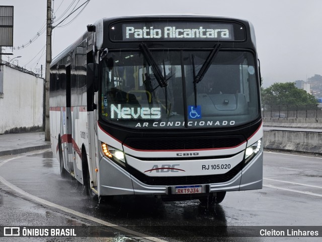 Auto Viação ABC RJ 105.020 na cidade de Niterói, Rio de Janeiro, Brasil, por Cleiton Linhares. Número da foto: #12696421.