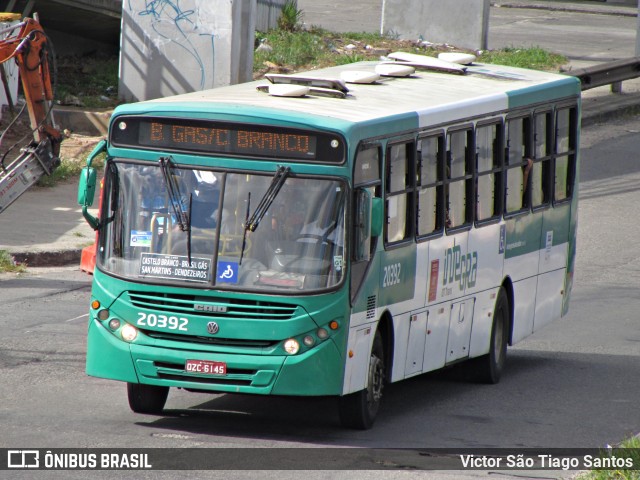 OT Trans - Ótima Salvador Transportes 20392 na cidade de Salvador, Bahia, Brasil, por Victor São Tiago Santos. Número da foto: #12696707.