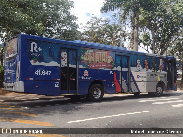Radial Transporte Coletivo 41.647 na cidade de Arujá, São Paulo, Brasil, por Rafael Lopes de Oliveira. Número da foto: #12698491.