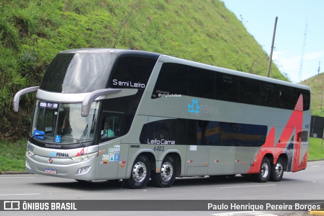 Empresa de Ônibus Nossa Senhora da Penha 6402 na cidade de Piraí, Rio de Janeiro, Brasil, por Paulo Henrique Pereira Borges. Número da foto: #12698230.