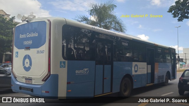 HP Transportes Coletivos 20.567 na cidade de Goiânia, Goiás, Brasil, por João Gabriel P. Soares. Número da foto: #12698944.