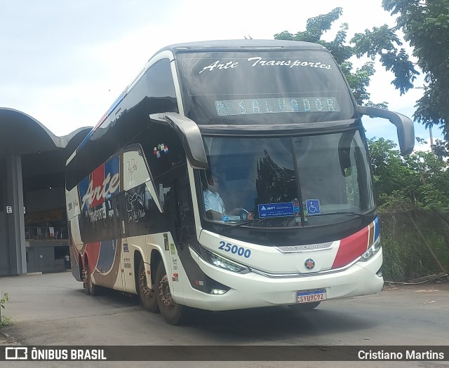 Arte Transportes e Turismo 25000 na cidade de Montes Claros, Minas Gerais, Brasil, por Cristiano Martins. Número da foto: #12696911.