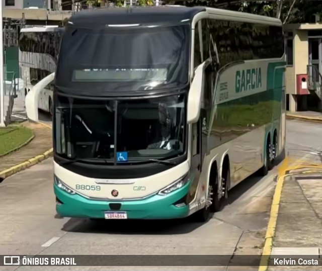 Viação Garcia 88059 na cidade de São Paulo, São Paulo, Brasil, por Kelvin Costa. Número da foto: #12698580.