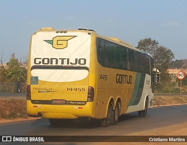 Empresa Gontijo de Transportes 14455 na cidade de Montes Claros, Minas Gerais, Brasil, por Cristiano Martins. Número da foto: #12695609.
