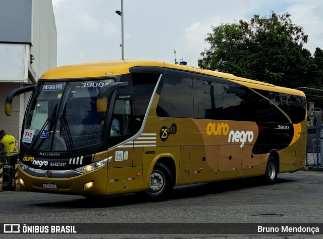 Ouro Negro Transportes e Turismo 3900 na cidade de Rio de Janeiro, Rio de Janeiro, Brasil, por Bruno Mendonça. Número da foto: #12696287.