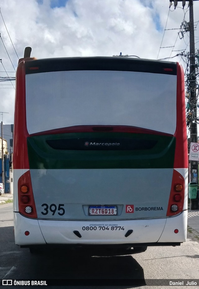Borborema Imperial Transportes 395 na cidade de Recife, Pernambuco, Brasil, por Daniel  Julio. Número da foto: #12698848.