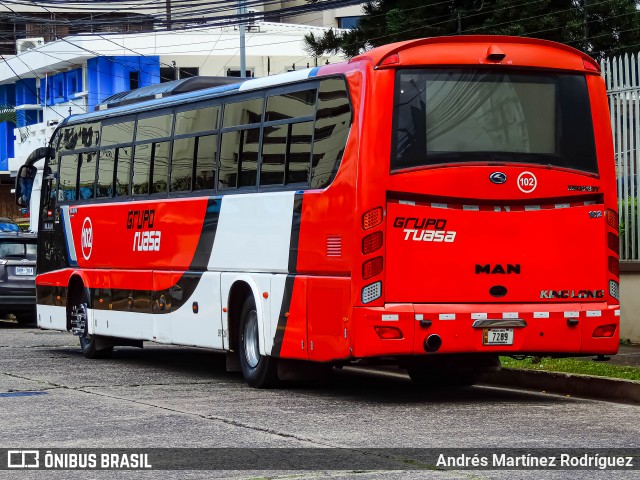TUASA - Transportes Unidos Alajuelenses 102 na cidade de Mata Redonda, San José, San José, Costa Rica, por Andrés Martínez Rodríguez. Número da foto: #12698160.