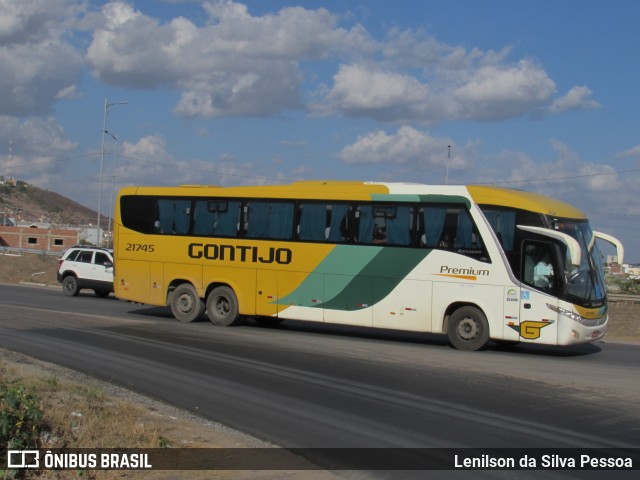 Empresa Gontijo de Transportes 21745 na cidade de Caruaru, Pernambuco, Brasil, por Lenilson da Silva Pessoa. Número da foto: #12697869.